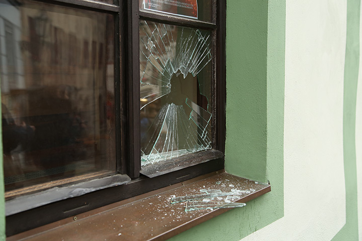 A2B Glass are able to board up broken windows while they are being repaired in Knutsford.